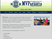 Tablet Screenshot of mvpsports.biz